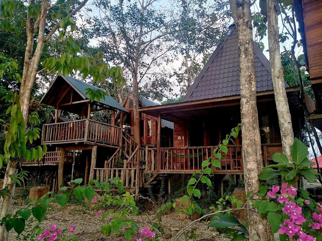 Green Bamboo Lodge Resort Кат Тиен Екстериор снимка